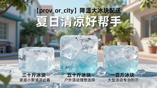 苏州降温大冰块配送 夏日清凉好帮手